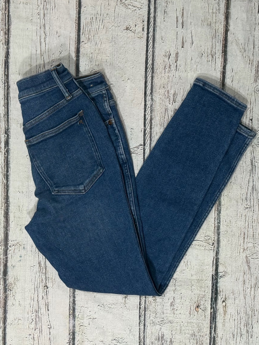 Women's Madewell 10" High - Rise Skinny Blue Denim Pants